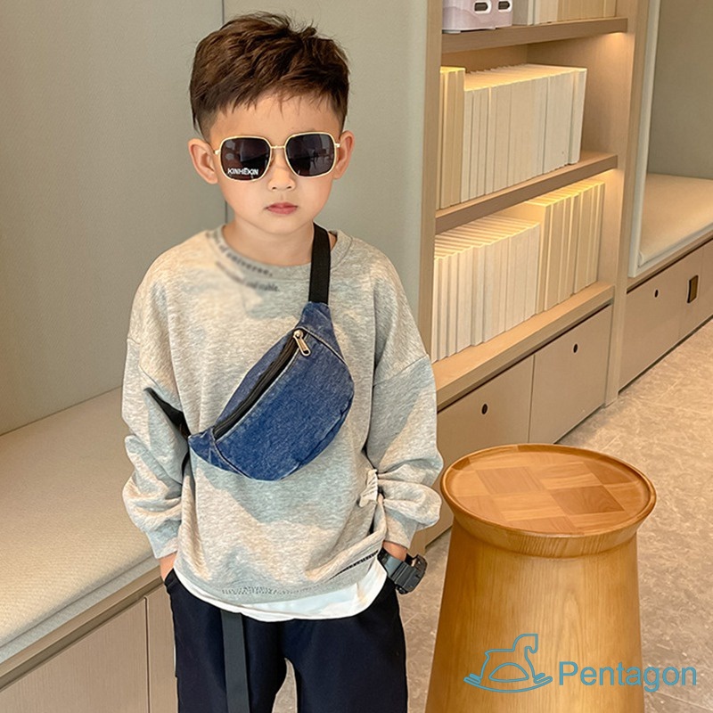 Túi Đeo Chéo Màu Sắc Thời Trang Hàn Quốc Cho Bé