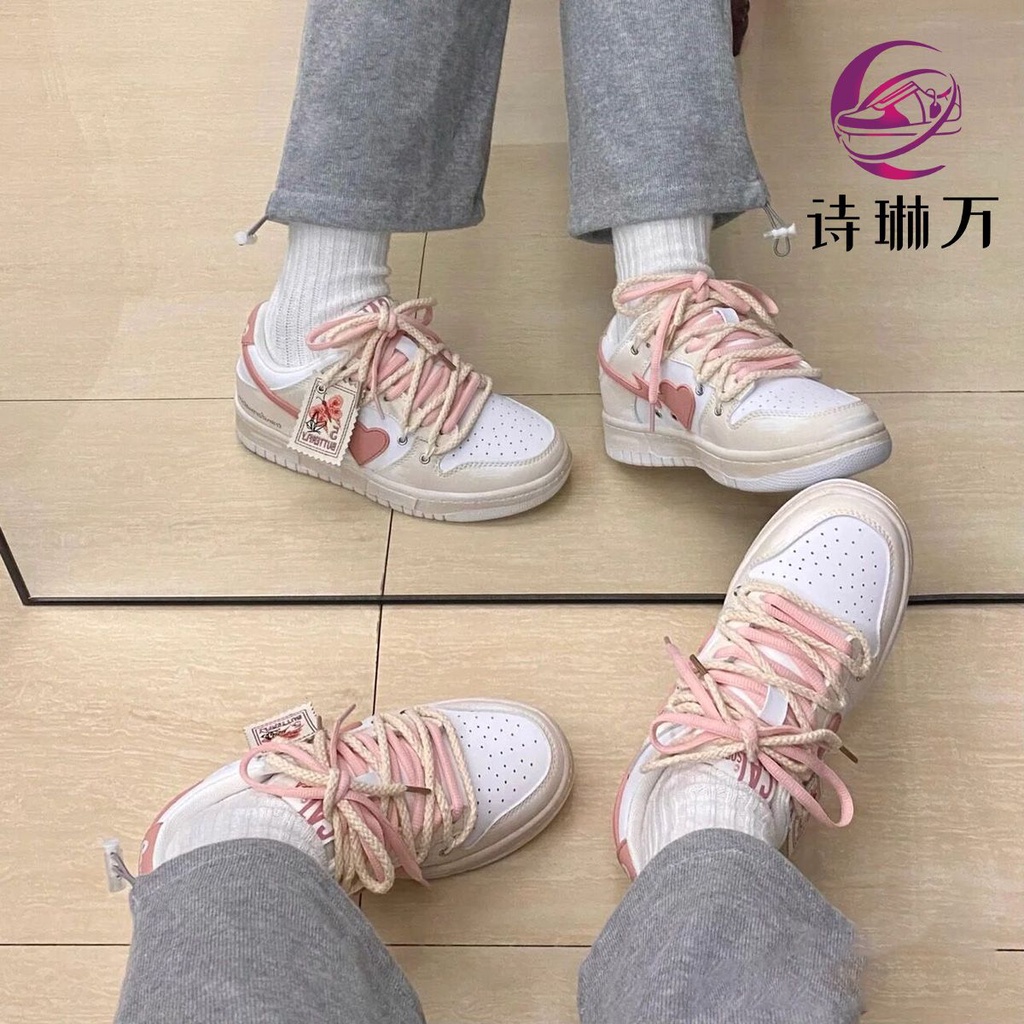 Giày Thể Thao Màu Trắng Thoáng Khí Thời Trang Mùa Thu Mới 2022 Cho Nữ