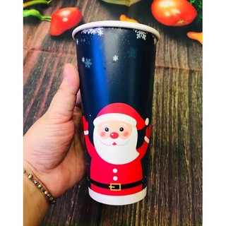 (Hàng sẵn)Combo 10 ly giấy Noel 700ml