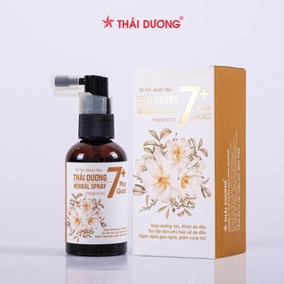 Xịt mọc tóc dược liệu Thái Dương 7 Gold chai 60ml - Sao Thái Dương