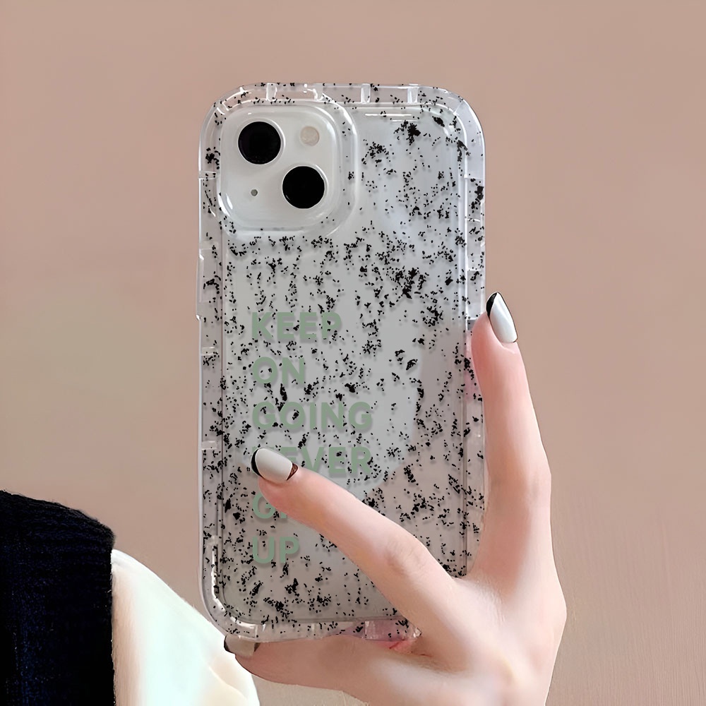 Ốp Điện Thoại Trong Suốt Họa Tiết Chấm Bi Có Túi Khí Chống Sốc Cho iphone 14promax 11 13 12 7Plus X XS Max