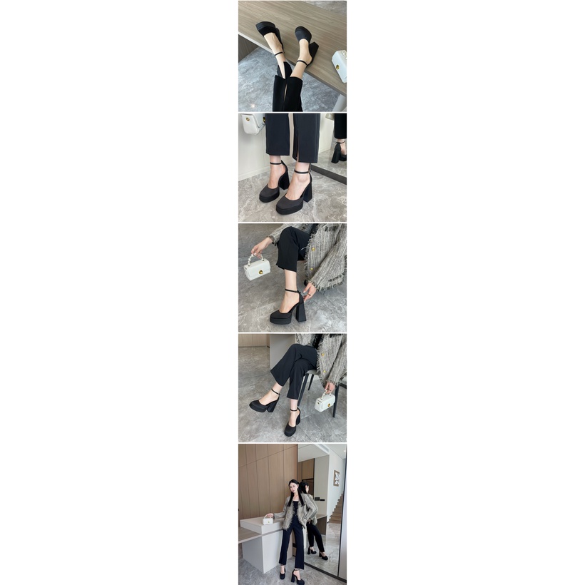 Giày Cao Gót 5.11 Inch Bằng Da Satin Mềm Mại Thời Trang Cho Nữ