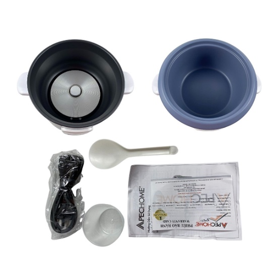 Nồi cơm điện chống dính nắp rời Apechome APH-RC12S tiết kiệm điện năng - Bảo hành 12 tháng