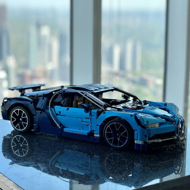 Urchin Toys**Đồ Chơi Lắp Ráp Tương Thích Mô Hình Siêu Xe Lamborghini V12 Mô Hình Siêu Xe Thể Thao Bugatti Đồ Chơi