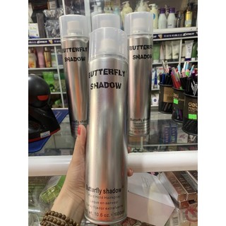 (HÀNG LOẠI 1) Gôm xịt tóc Buttrelfy Shadow giữ nếp tóc 320ml (gôm bạc)