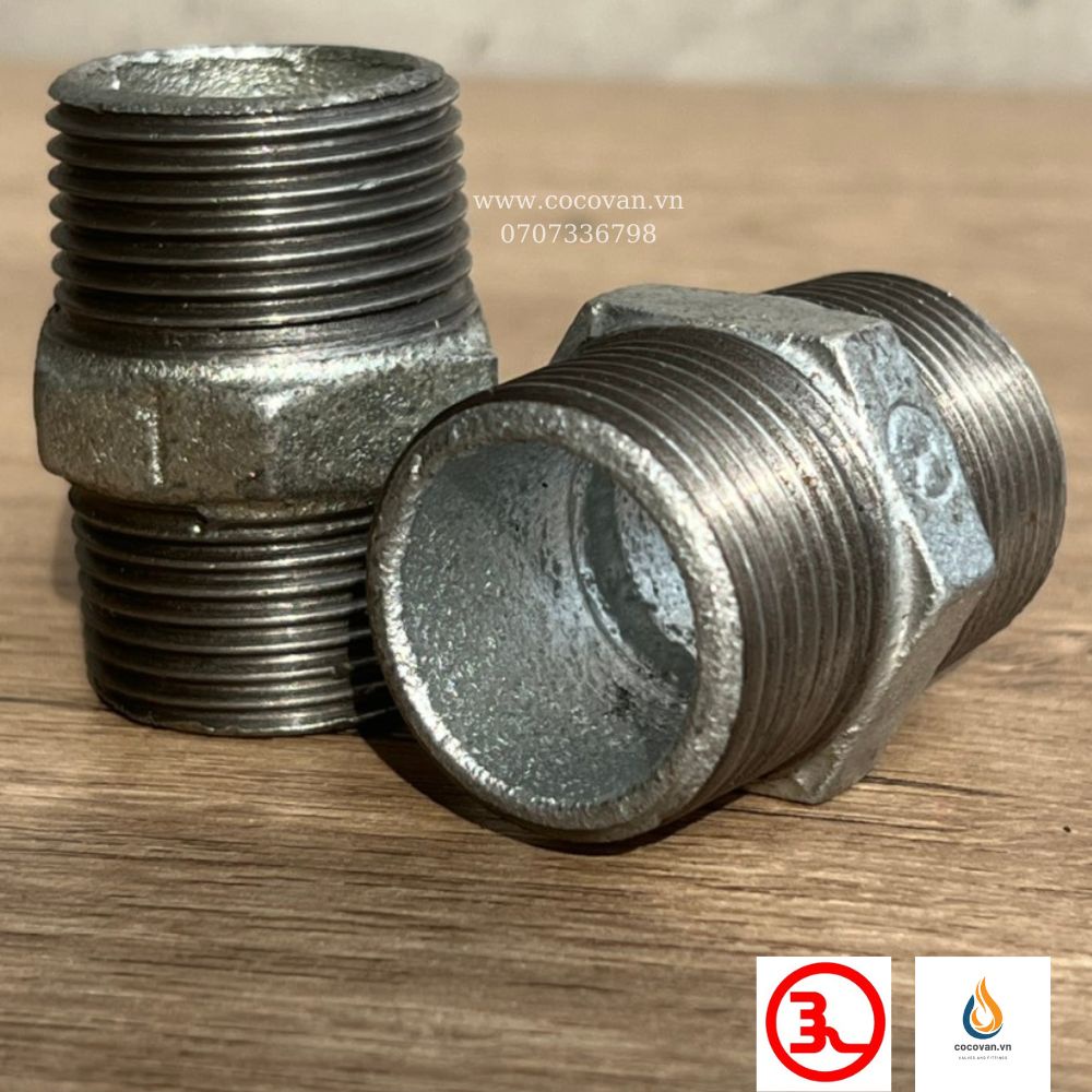 Hai đầu ren mạ kẽm  jianzhi 21mm đến 42mm