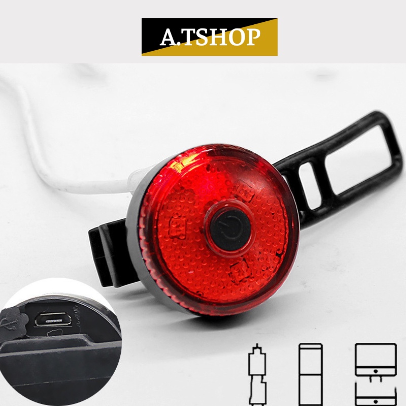 Đèn Led Báo Hiệu Nhiều Chế Độ Sáng Gắn Xe Đạp Chống Nước An Toàn Khi Đi Ban Đêm