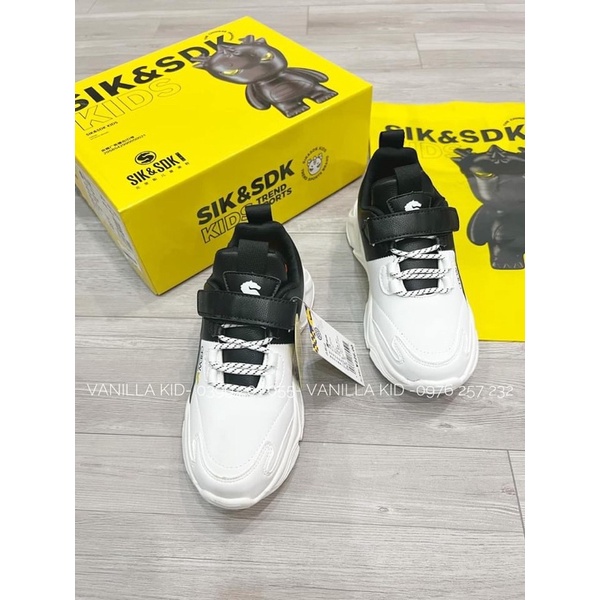 Giày thể thao quai dán S.I.K&S.D.K dư xịn
