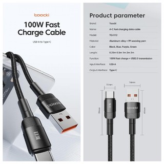 Dây Cáp Sạc Nhanh 6A Micro USB C 100W