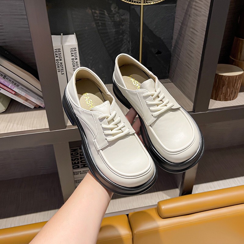 Giày Bốt Nữ Cổ Thấp Oxford Hót Nhất Năm Nay Loại Đẹp Siêu Cấp Mã K26