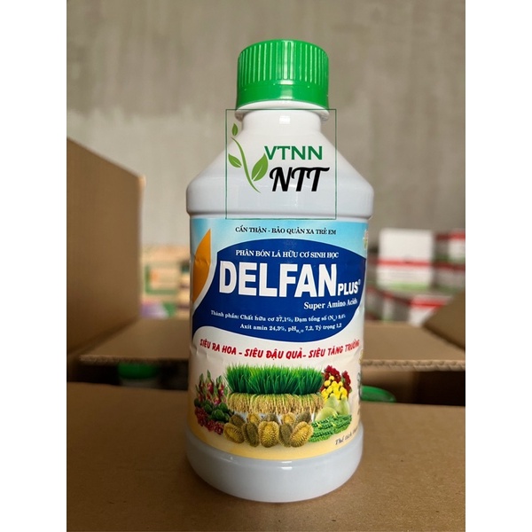 Phân bón lá hữu cơ DELFAN PLUS Super Amino Acid (500ml) - VTNN Nguyễn Thanh Tuyền