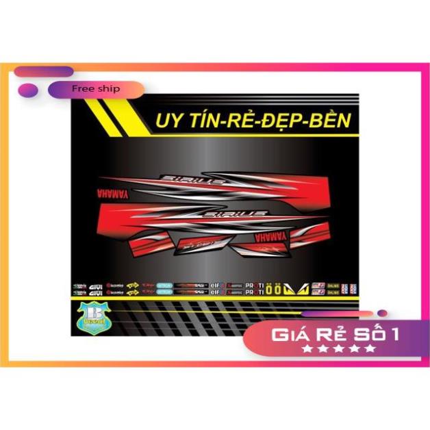 FREE SHIP + QUÀ TẶNG Tem rời xe Sirius V6 nhận đổi màu theo yêu cầu