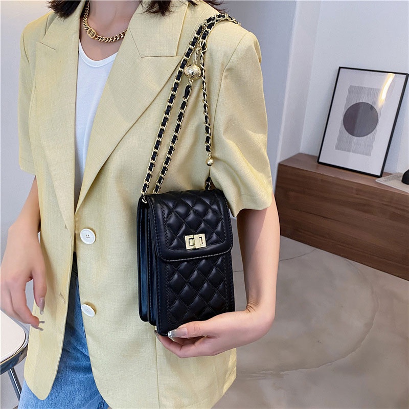 Aolang Túi Đeo Chéo Đựng Điện Thoại Thiết Kế Đơn Giản Thời Trang Hàn Quốc Cao Cấp