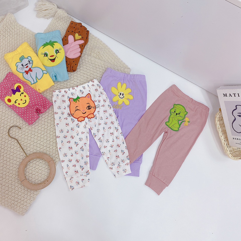 Quần Dài Mông Thú Bé Trai Bé Gái Nghộ Nghĩnh Từ 9Kg đến 18Kg màu ngẫu nhiên