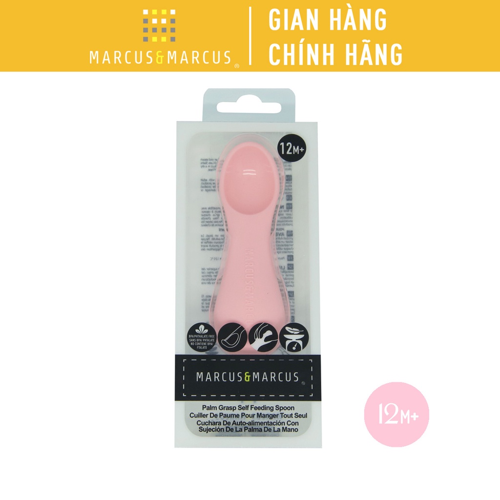 Thìa tập ăn silicon cho bé Palm Grasp Marcus & Marcus, từ 12 tháng - Pokey