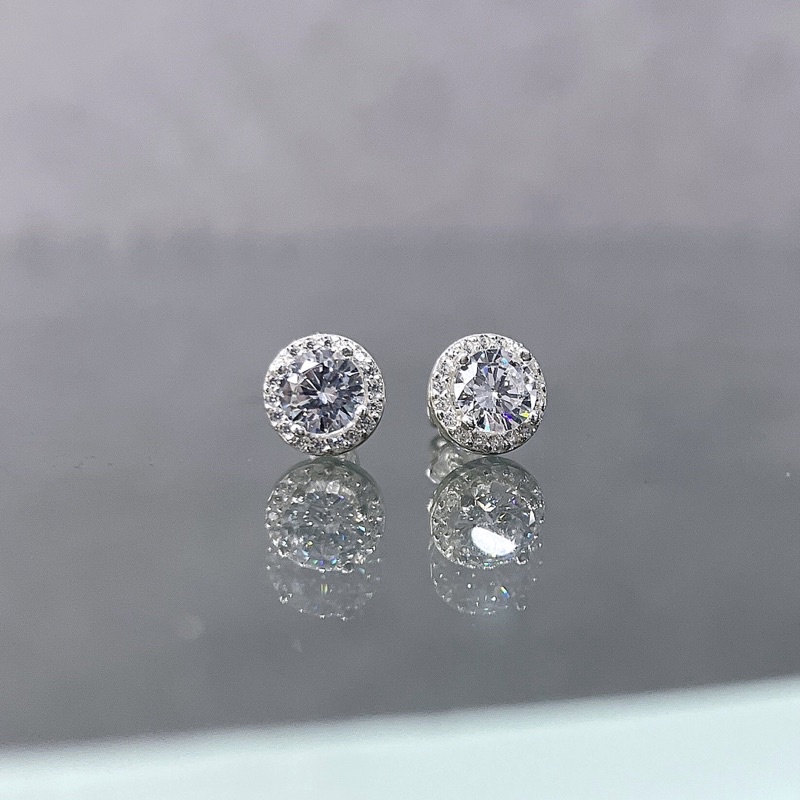 KHUYÊN TAI CHUẨN BẠC KOBLING 8mm