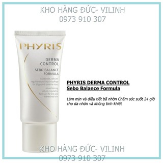 PHYRIS Sebo Balance Formula KEM DƯỠNG 24H CHO DA DẦU MỤN 50ml