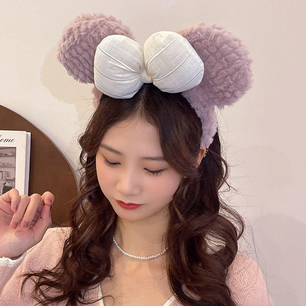 Danilo Băng Đô Cài Tóc Hình Gấu Hoạt Hình Vui Nhộn Phong Cách Hàn Quốc Cho Bé