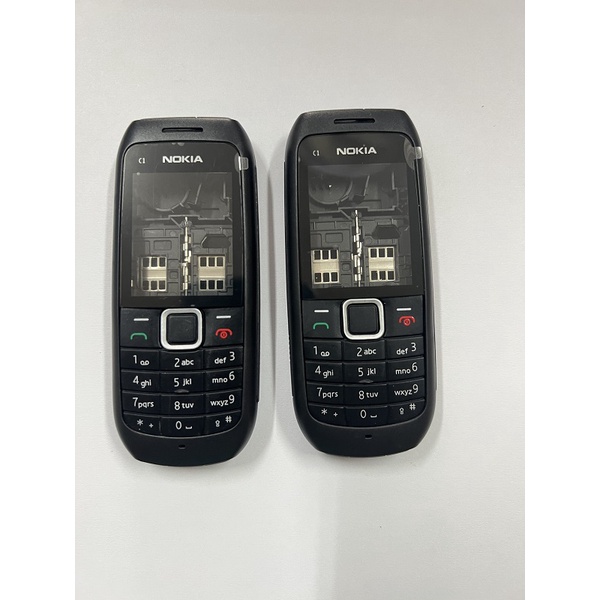 Vỏ điện thoại Nokia C1-00 có sườn có Phím
