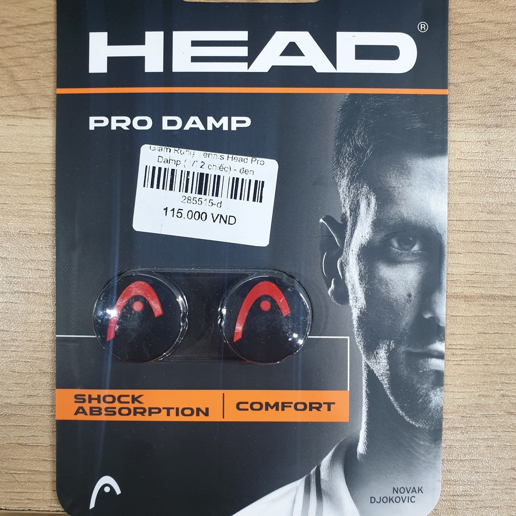 Giảm Rung Vợt Tennis, Chống Rung Vợt Tennis Head Pro Damp - Giảm chấn Tennis Head Pro Damp- Vỉ 2 chiếc)