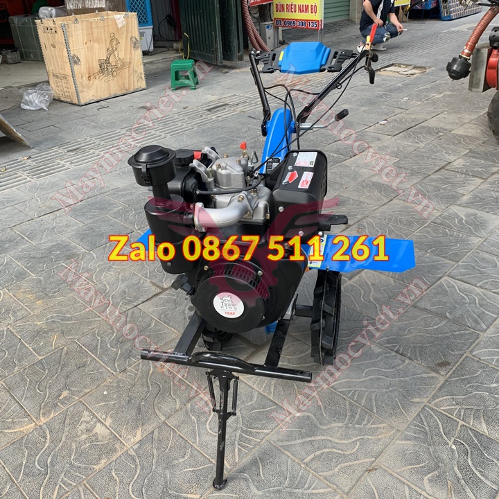 Máy phay sới đất mini chạy dầu 188F loại tốt