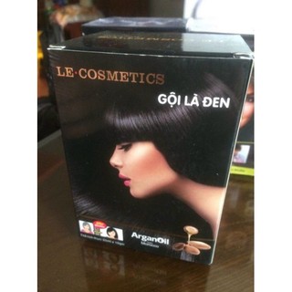 DẦU GỘI PHỦ BẠC ĐEN LESCOMES (1 hộp 10gói)