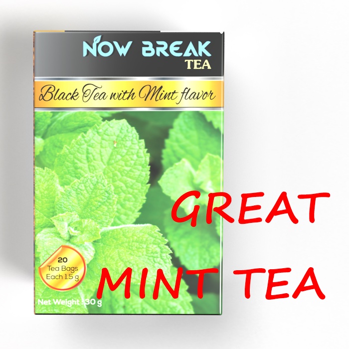 Combo 03 túi trà bạc hà Now Break Tea