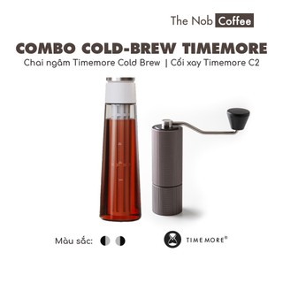 Combo Home Cold Brew Timemore - Chai ngâm cà phê cao cấp và máy xay cà phê cầm tay Timemore C2