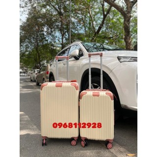 [hàng cao cấp] Vali ĐỒNG MÀU ABS+ PC , chống bể chống va đập, đúng hàng việt nam sản xuất nhựa an toàn