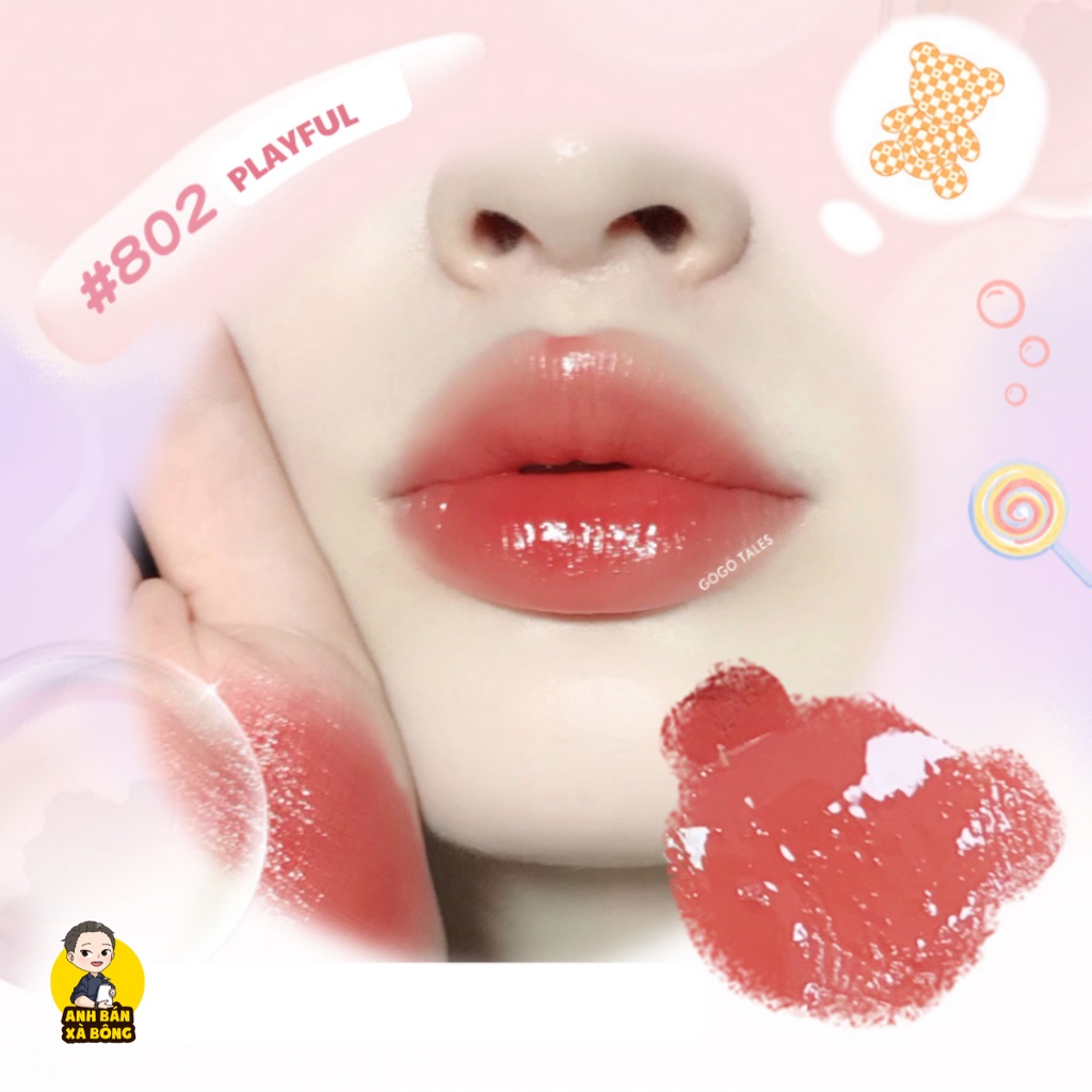 Son Môi Dưỡng Ẩm GOGO TALES Lucky Bear Moisturizing Lipstick GT381