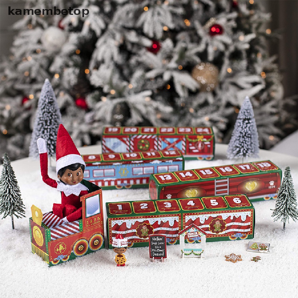 Hộp Lịch Đếm Ngược 24 Ngày Phong Cách Giáng Sinh Độc Đáo