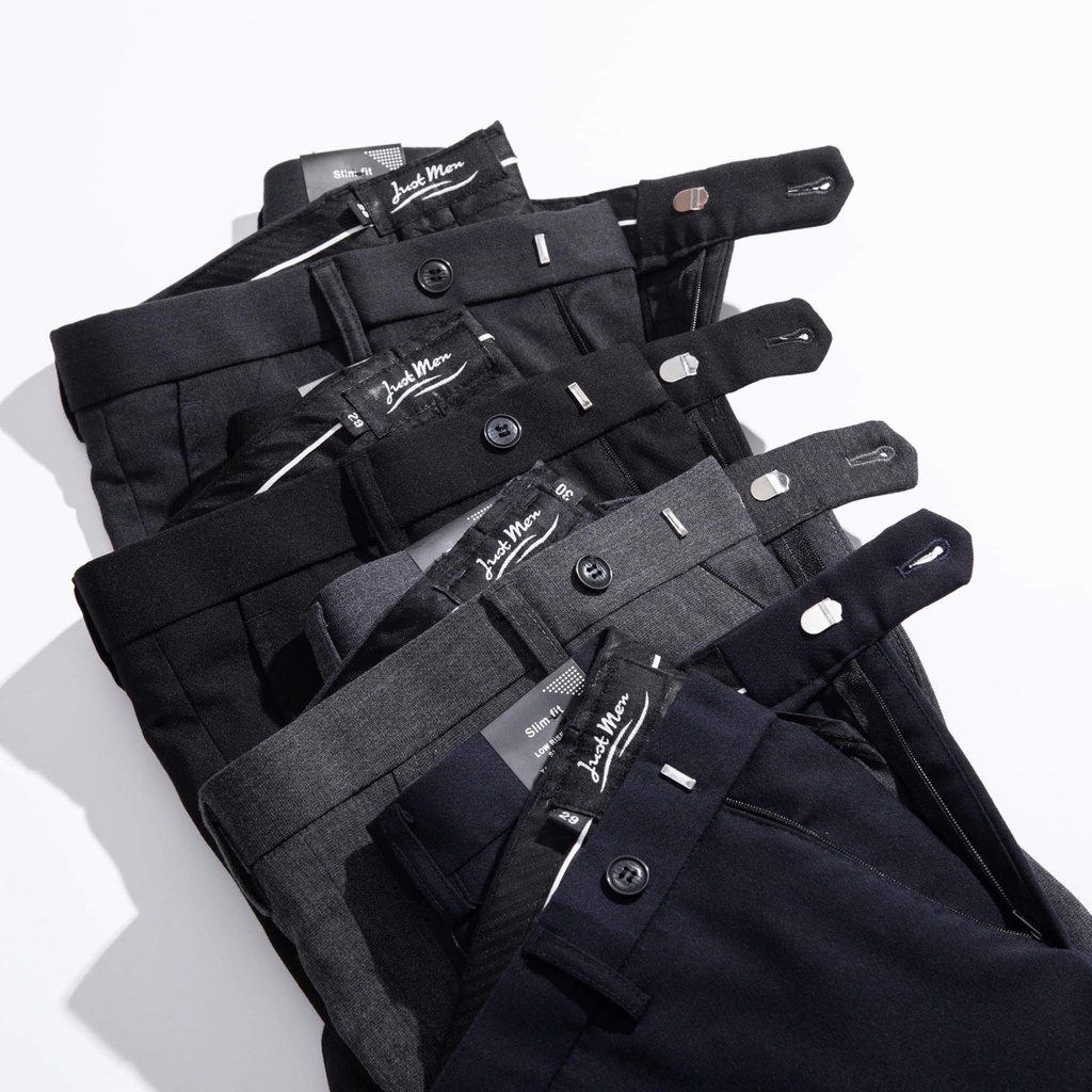 Quần Tây Âu Just Men Thanh Lịch Thời Trang Co Dãn Nhẹ