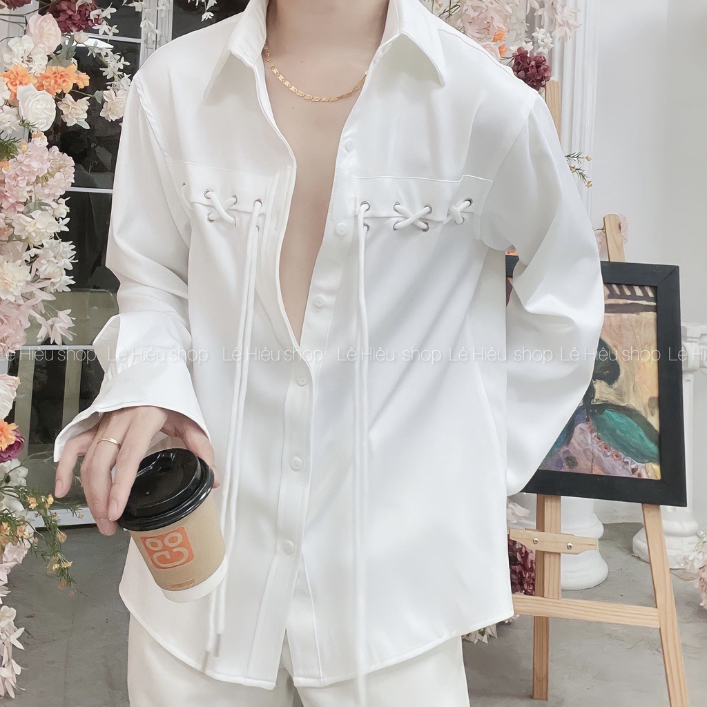 Áo sơmi nam hàn quốc from rộng s234
