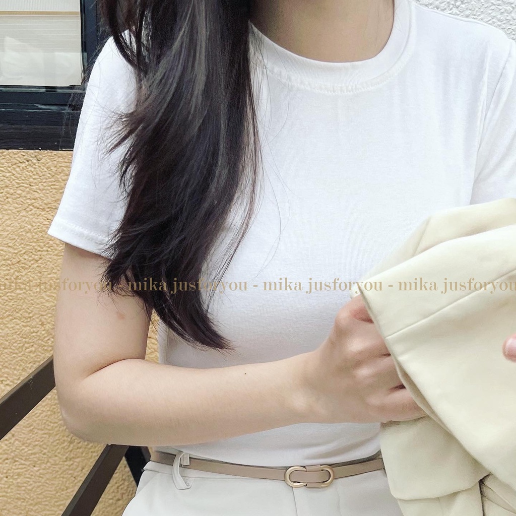 Áo Baby Tee thun ôm body cotton chất mềm mịn