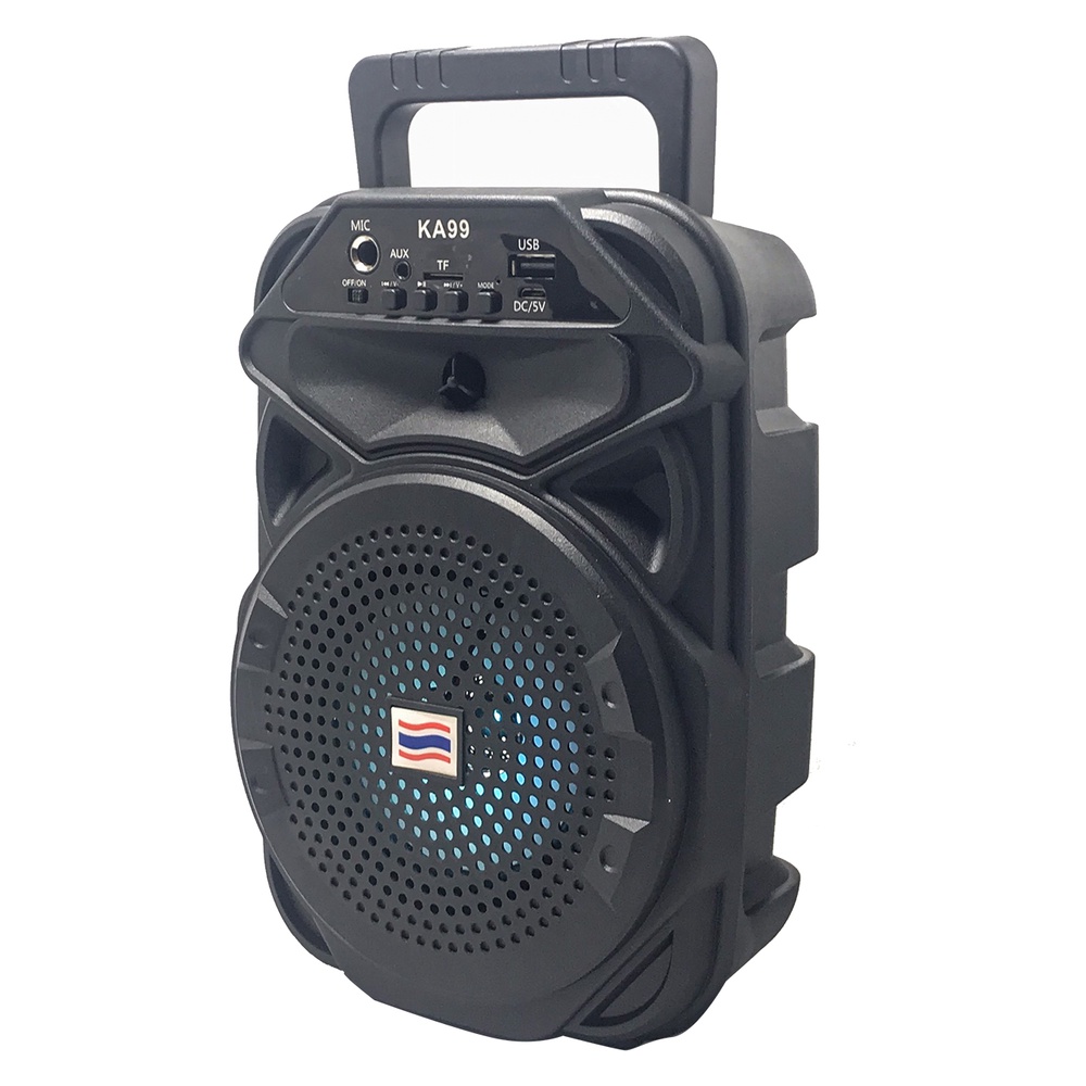 Loa Bluetooth Karaoke TWS KA99 Công Suất Lớn Kèm Mic, Bass Mạnh Kết Nối Thẻ Nhớ USB AUX Nghe Đài FM Pin lâu