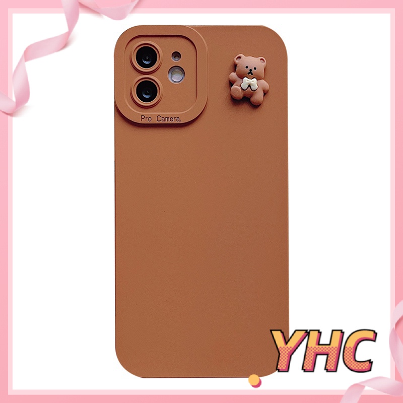 ốp iphone TPU Hình Gấu 3d tương thích iPhone 6s 6splus 7 7plus 8 8plus X XS XSMAX 11 12 Pro Max Plus Promax-042