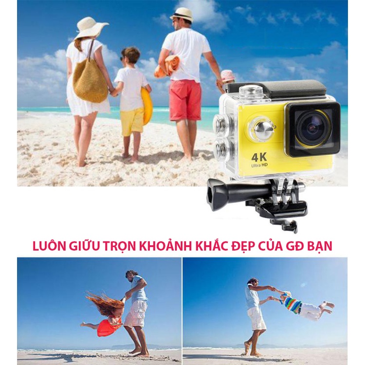 [ Tặng thẻ nhớ 32G ] Camera Hành Trình Chống Nước Chống Rung 4K Sports Ultra HD DV. Bảo Hành12 Tháng ! | BigBuy360 - bigbuy360.vn