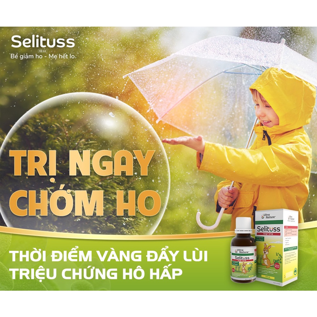 Siro ho Selituss Infant Cough Drops -  Hỗ Trợ Giảm Ho, Long đờm