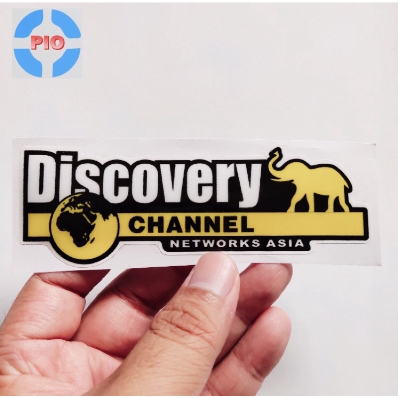 Tem Nổi Discovery Channel Trang Trí Xe Máy, Nón Bảo Hiểm, Laptop, Điện Thoại