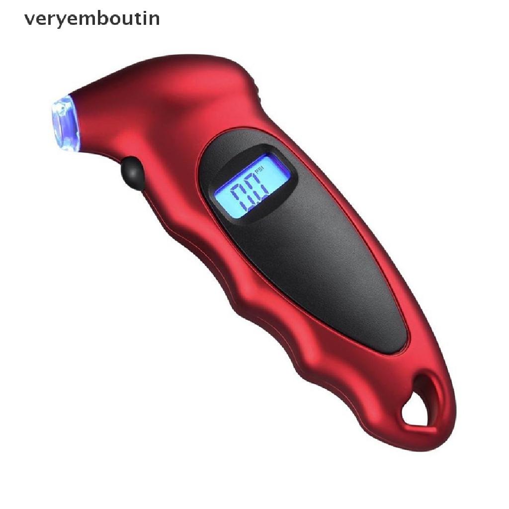 Máy Bơm Hơi Lốp Xe Hơi Kỹ Thuật Số Độ Chính Xác Cao Có Màn Hình LED Hiển Thị