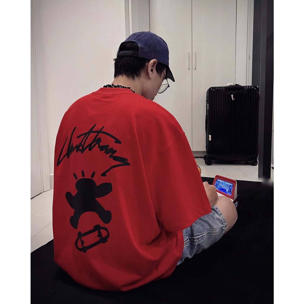 ÁO THUN Skateman red CHUOTTRANG