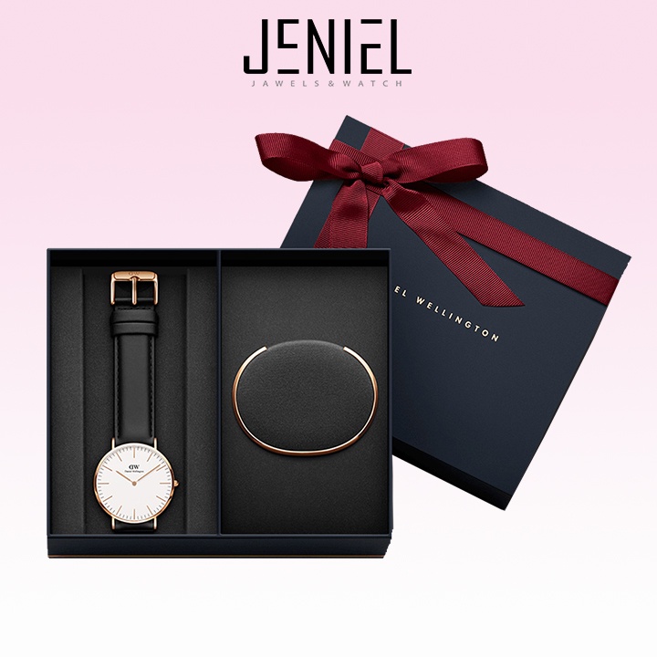 Đồng hồ nam nữ Daniel wellington Classic Dây Da 36mm & 40mm & Vòng tay DW Cuff