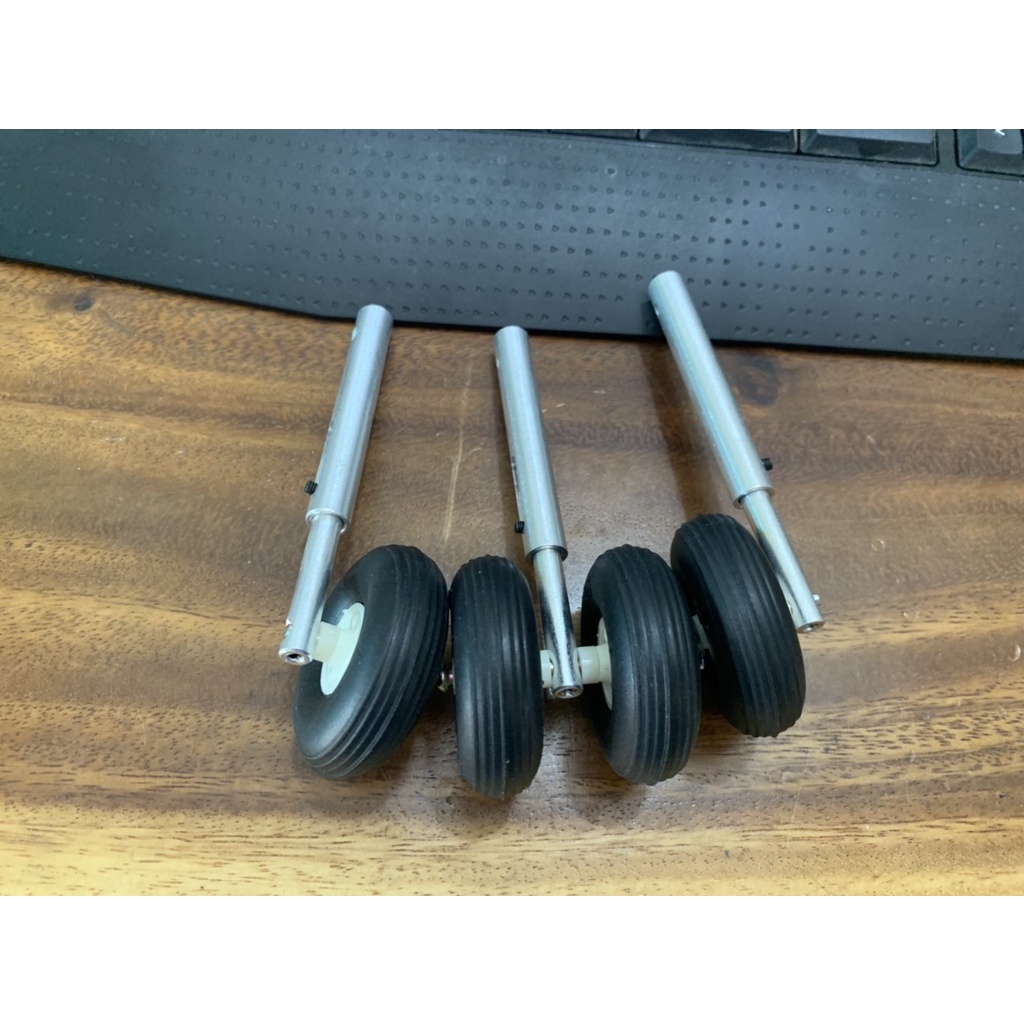 Bộ càng nhún lò xo - Càng đáp lò xo lốp PU hàng cao cấp