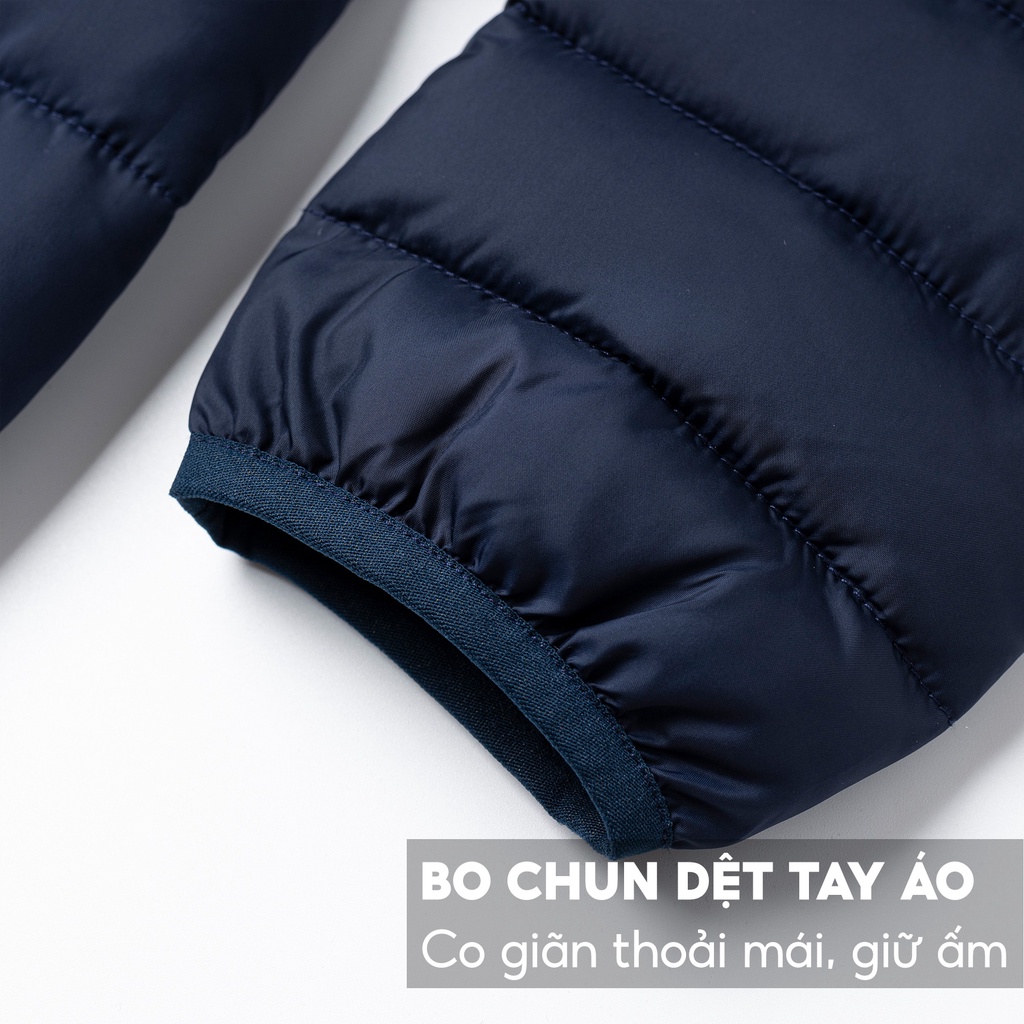 [MUA 1 TẶNG 1 ÁO POLO] Áo Khoác Phao Chần Bông Siêu Nhẹ 5S, Siêu Ấm, Thiết Kế Basic, Trẻ Trung (AKC22004)