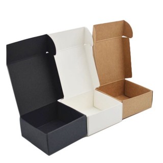 Combo 500 hộp giấy màu trắng size 4x4x2cm