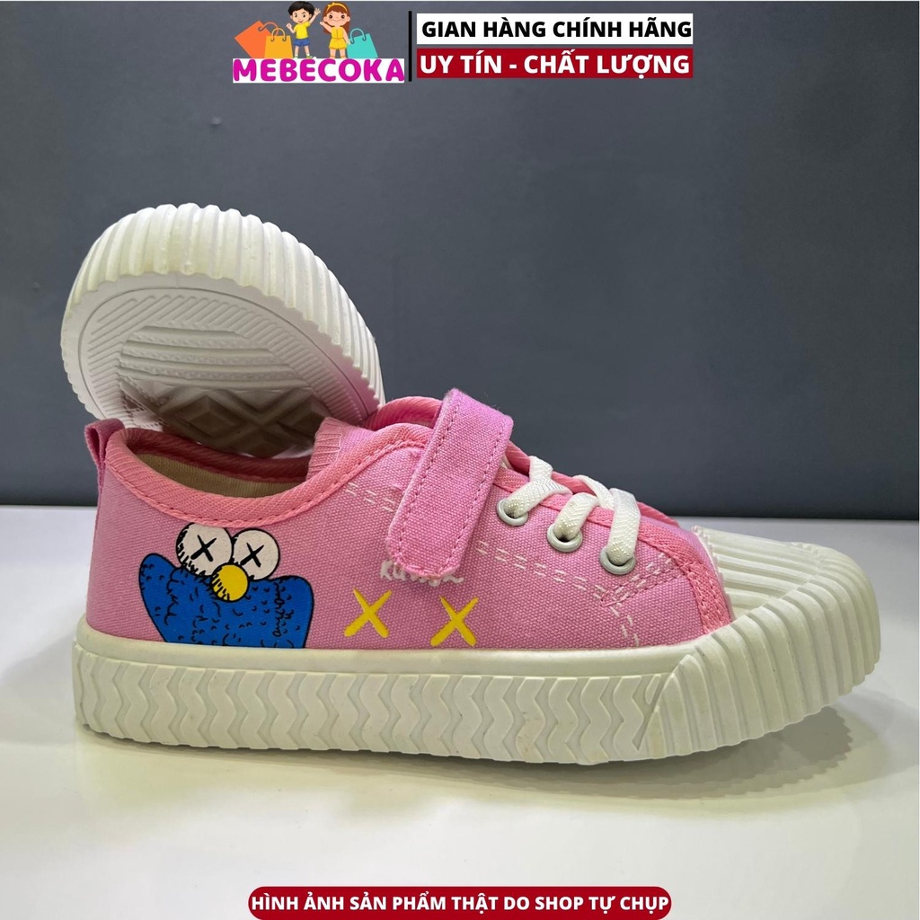 Giày thể thao quai khóa dán phong cách Hàn Quốc xinh xắn cho bé gái loại đẹp mbck