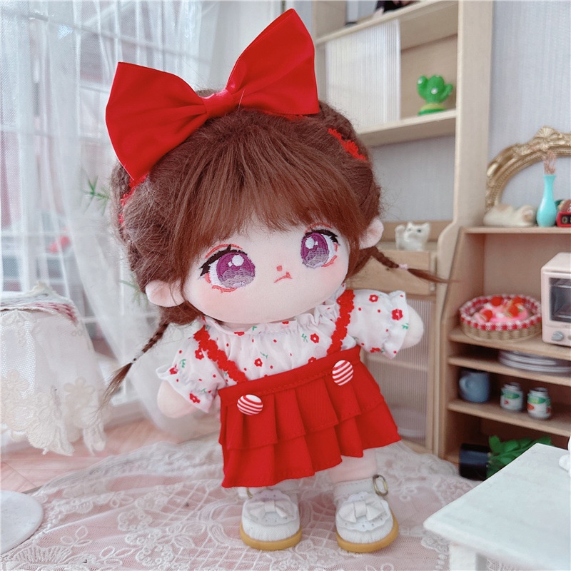 Búp Bê Vải Cotton 20cm Thiết Kế Dễ Thương Cho Bé