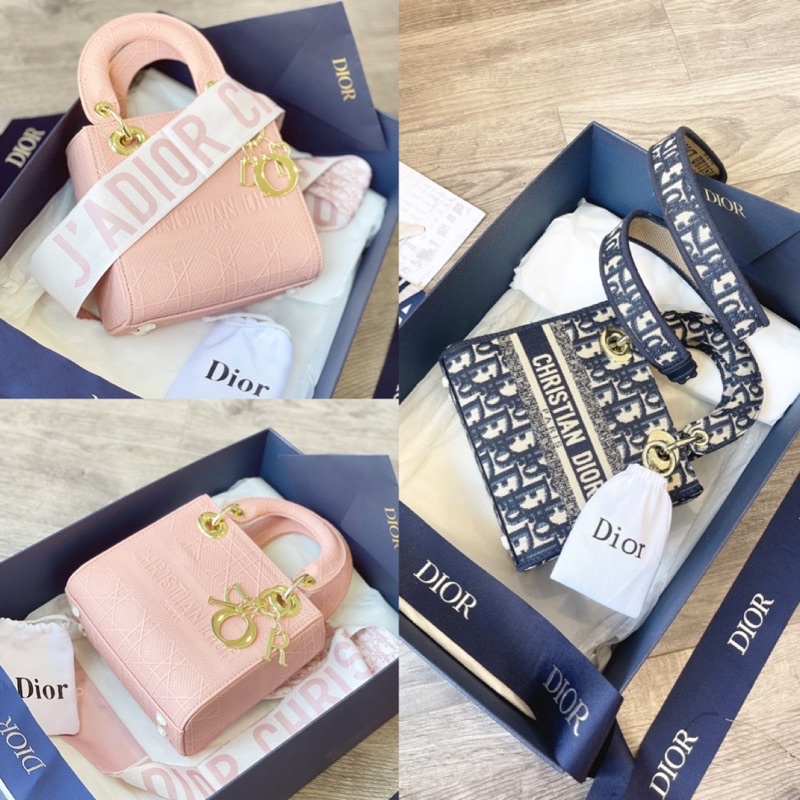 TÚI XÁCH DI O LADY D LITE MINI SUPER FULL BOX VIP TẶNG KÈM KHĂN HÀNG VIP