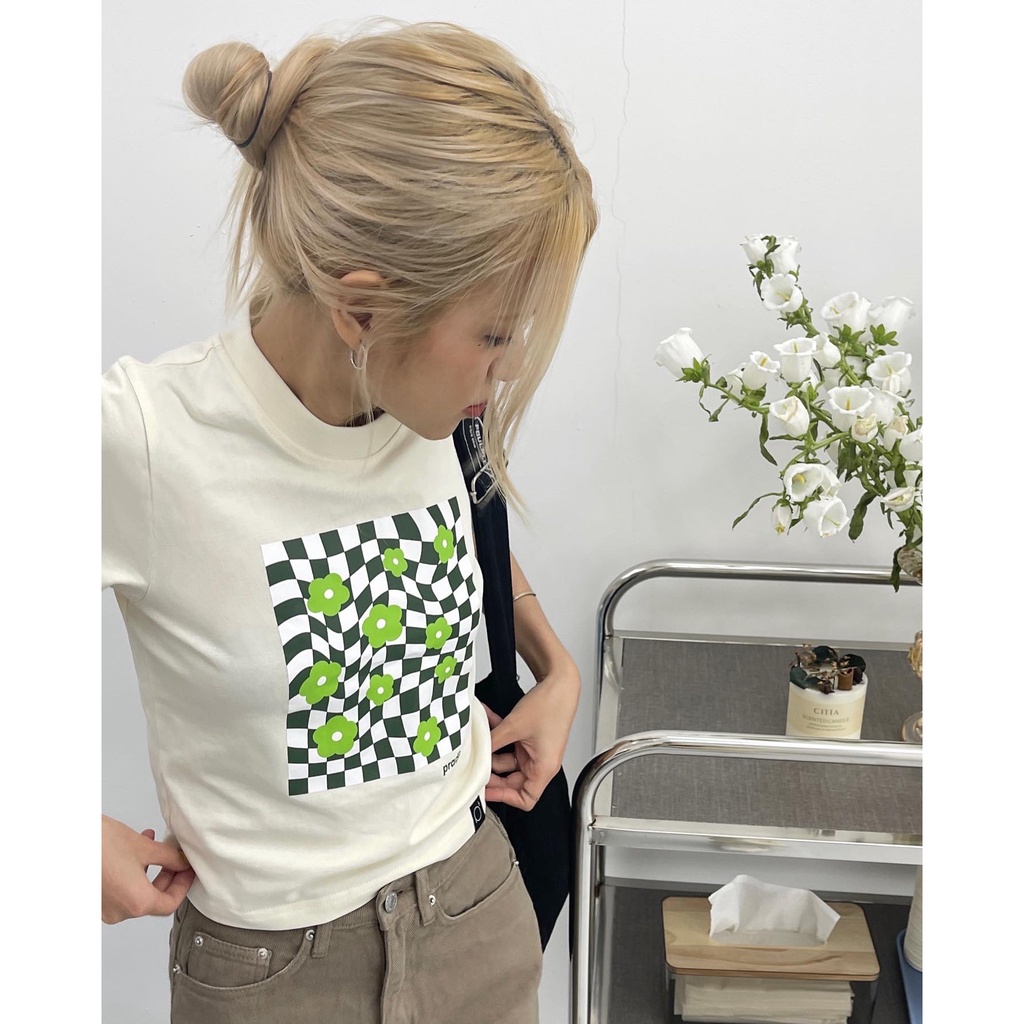 Áo Thun Nữ PRADIES Form Babytee "Floral"