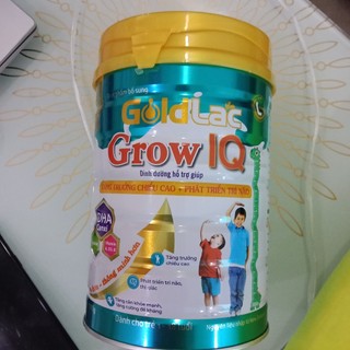 Sữa tăng cân, phát triển chiều cao, trí não Goldlac Grow IQ 900g - Mẫu mới